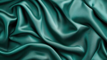Poster - Abstract dark textile background with elegant waves and silky texture, great for premium design concepts