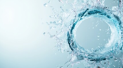 Poster - A captivating array of dynamic water waves captured in motion, reflecting the dynamic beauty and chaos of nature's fluid elements, perfect for artistic representations.