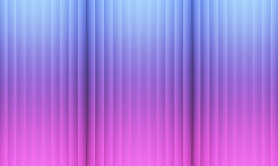 Poster - Bright background. Texture with vertical lines. Purple-blue gradient. Background for use in design. Pattern with vertical lines. Neon background for advertising. Wallpaper, screensaver. 3d image