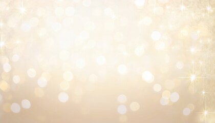 Poster -  soft golden bokeh background with glowing light sparkles, perfect for luxury design, festive celebration, or elegant invitations