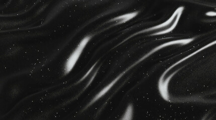 Poster - Shimmering bright overlay texture on black background for creative design