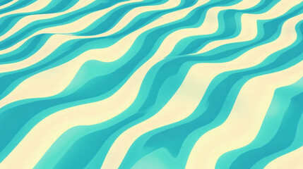 Poster - Elegant and simple abstract wave pattern for modern design