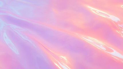 Poster - Iridescent gradient wave background for creative design and art projects