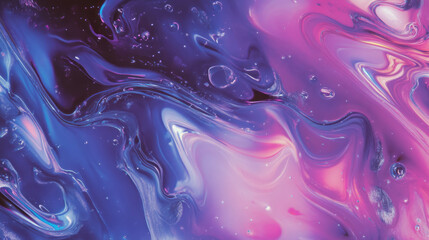 Poster - Vibrant swirling abstract art with colorful overlay for creative design