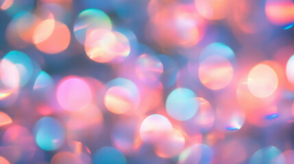 Poster - Cozy abstract background with bokeh lights for creative designs