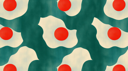 Poster - Abstract pattern with crisp elegant design and chaotic elements