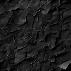 Poster - Dark torn paper texture background for design and decor projects