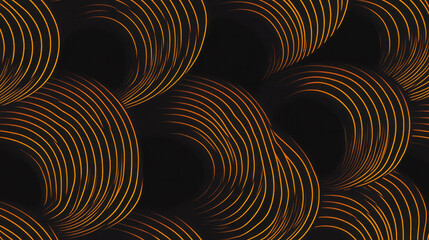 Poster - Abstract pattern with elegant curves and chaotic lines for design background
