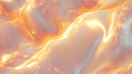 Poster - Elegant abstract background with flowing golden light texture