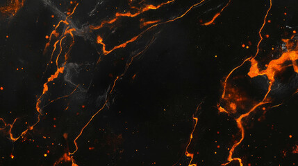 Poster - Elegant fiery texture overlay on black background for artistic designs