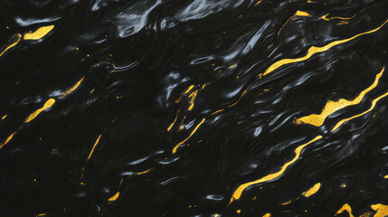 Poster - Elegant abstract black and gold overlay texture for artistic design