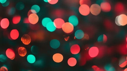 Poster - Festive abstract lights background for holiday celebrations and creative designs