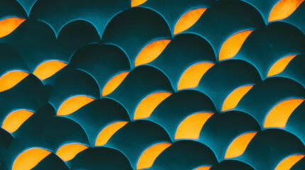 Poster - Elegant and simple pattern with chaotic design for decorative use