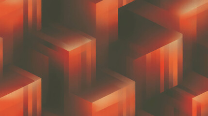 Poster - Abstract industrial elegance with geometric patterns in chaotic design