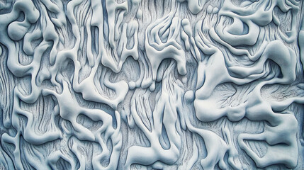Poster - Intricate elegant texture with chaotic organic patterns for creative design