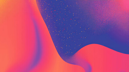 Poster - Vibrant abstract chaos in colorful artistic background design