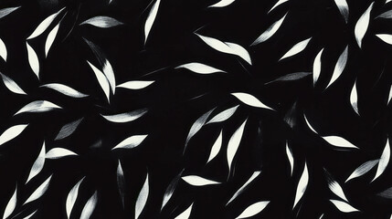 Poster - Elegant abstract black and white pattern design for artistic projects