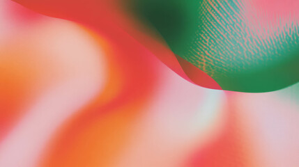Poster - Vibrant abstract wave design in bold colors for dynamic backgrounds
