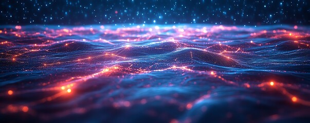 Poster - A digital brain with neural connections, representing intelligent systems, AI, and advanced technology, glowing in a futuristic design