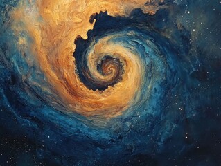 Wall Mural - Galaxy Spiral Center
