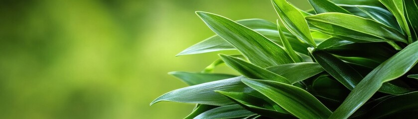 Aufkleber - A green leafy plant with a few leaves on it