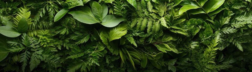 Poster - A green plant with leaves and stems