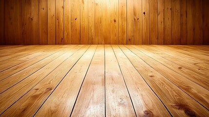 Aufkleber - Inviting wooden backdrop with warm tones showcasing organic textures