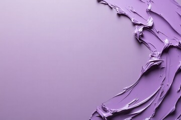 Poster - A purple background with a purple line that is messy