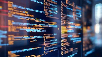 Abstract Code: Digital Realm Visualization