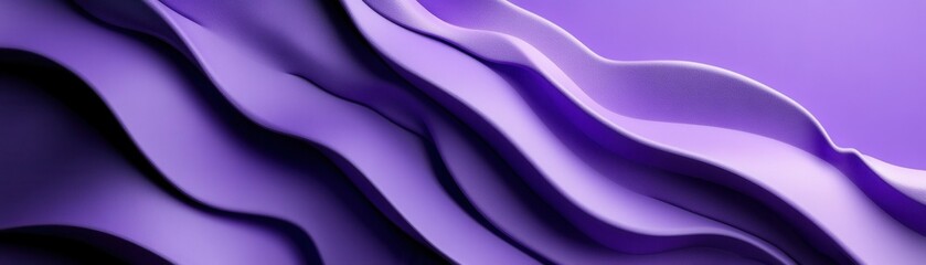 Aufkleber - A purple wave with a purple background