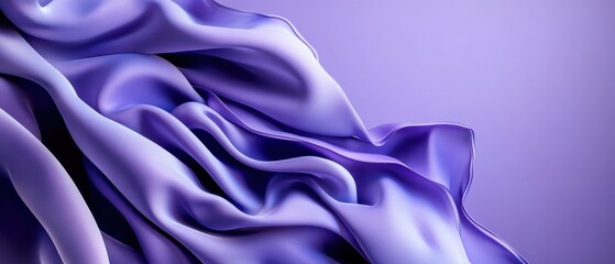 Aufkleber - A purple fabric with a wave pattern