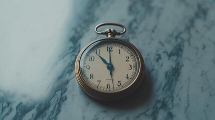 Aufkleber - Minimalist fitness timer on a clean table emphasizing simplicity and functionality for workouts or timing activities
