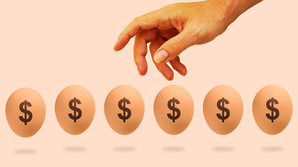 Poster - Business incubator and Investment diversification are shown as business and financial concept