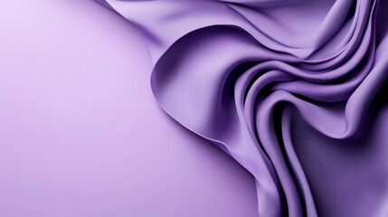 Poster - A purple fabric is draped over a purple background