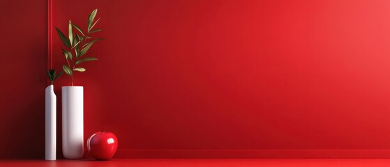Poster - Clean red background --ar 7:3 --profile ooj6fpf --v 6.1 Job ID: c4b8f45f-aea1-4276-b77c-aeea4910f776