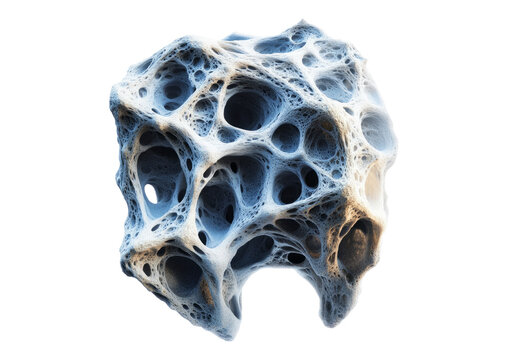 Intricate Organic Structure with Cavities and Textured Surfaces