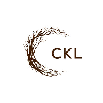 CKL creative minimalist letter logo.