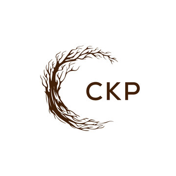 CKP creative minimalist letter logo.