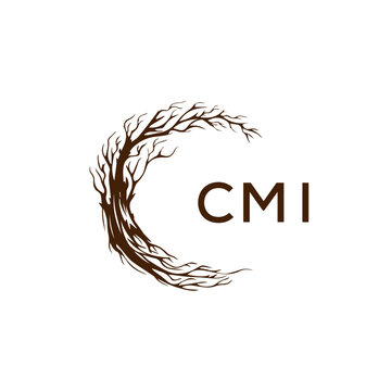 CMI creative minimalist letter logo.