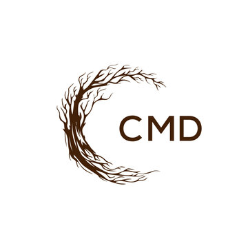CMD creative minimalist letter logo.