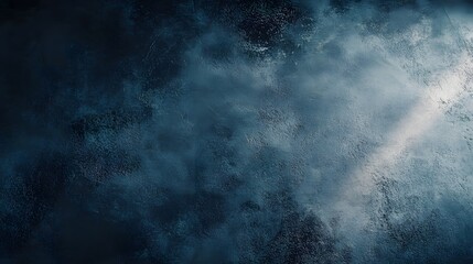 Poster - Abstract blue textured surface with light reflecting off of it. Dark and light contrast background