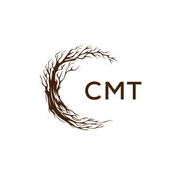 CMT creative minimalist letter logo.