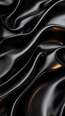 Poster - A black and gold fabric with a shiny, shiny, shiny look
