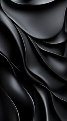 Poster - A black and white photo of a piece of fabric with a lot of texture