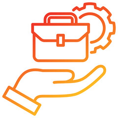 Poster - Responsibility Line Gradient Icon