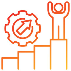Poster - Development Line Gradient Icon
