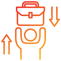 Poster - Workload Line Gradient Icon