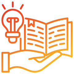 Poster - Education Line Gradient Icon