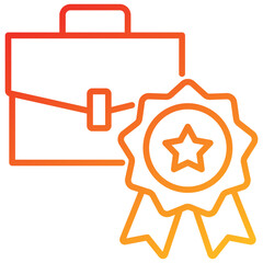 Poster - Work Quality Line Gradient Icon