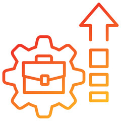 Poster - Development Line Gradient Icon